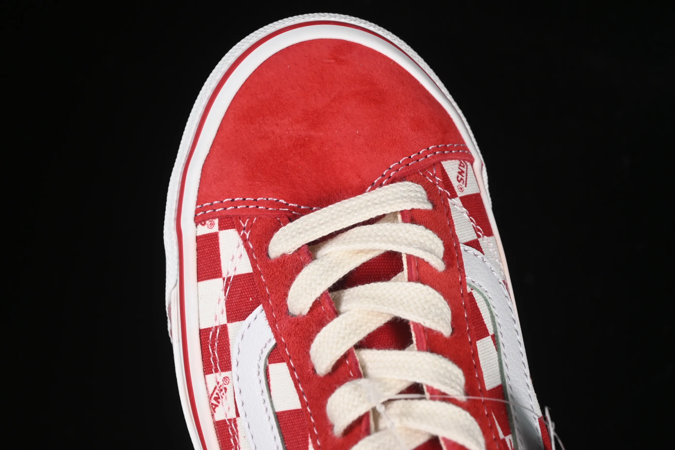 All categories Vans Vans series Vans Low Vans low top Vans Old Skool 36 LX-BMX official new style white and red checkerboard casual canvas shoes VN000D57ERM